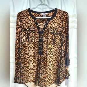 BNWT Leopard print Blouse Final price.